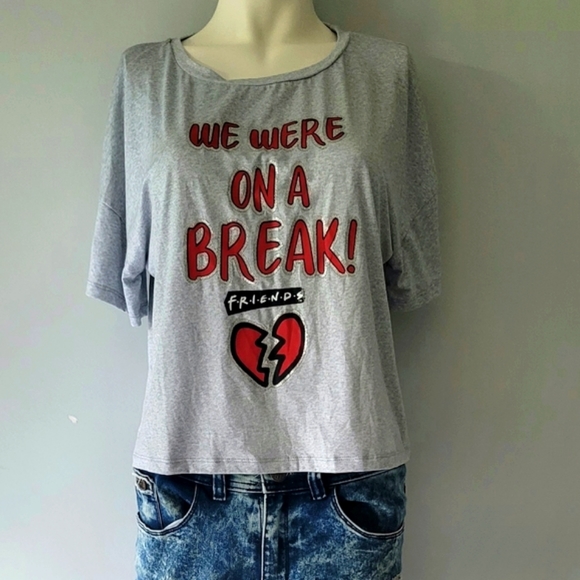 Vayola Friends The Television Series Petite Short Sleeve Top Size S - Picture 1 of 8